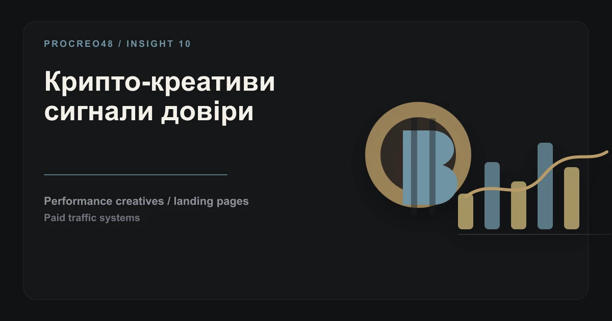 Креативи для крипто-проектів у 2026: що дозволено, що конвертить і як обходити обмеження