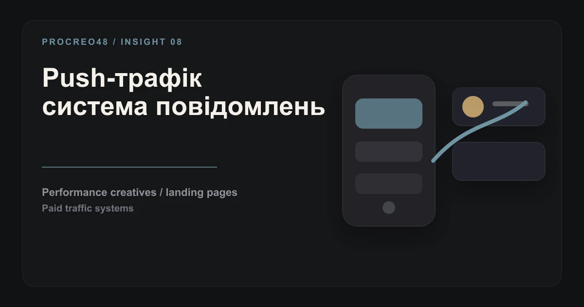 Push-трафік у 2026: які креативи реально працюють