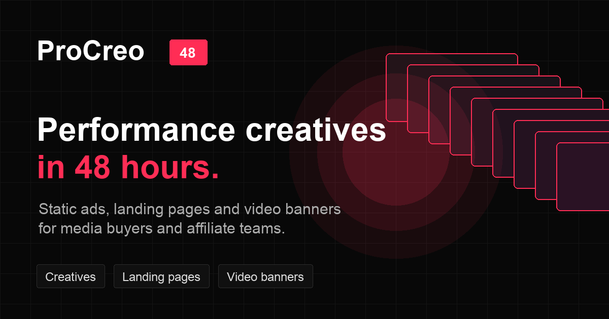 ProCreo48 performance creatives preview